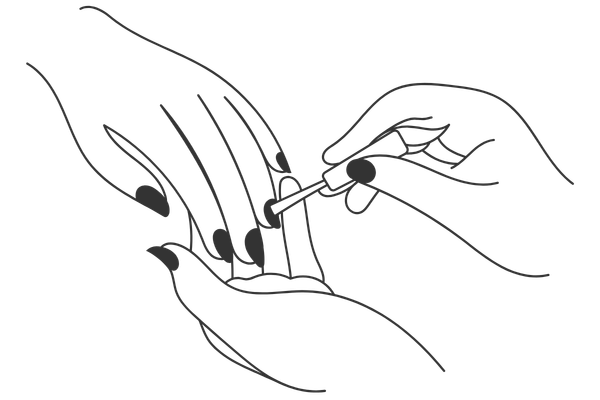 illustration of a manicure